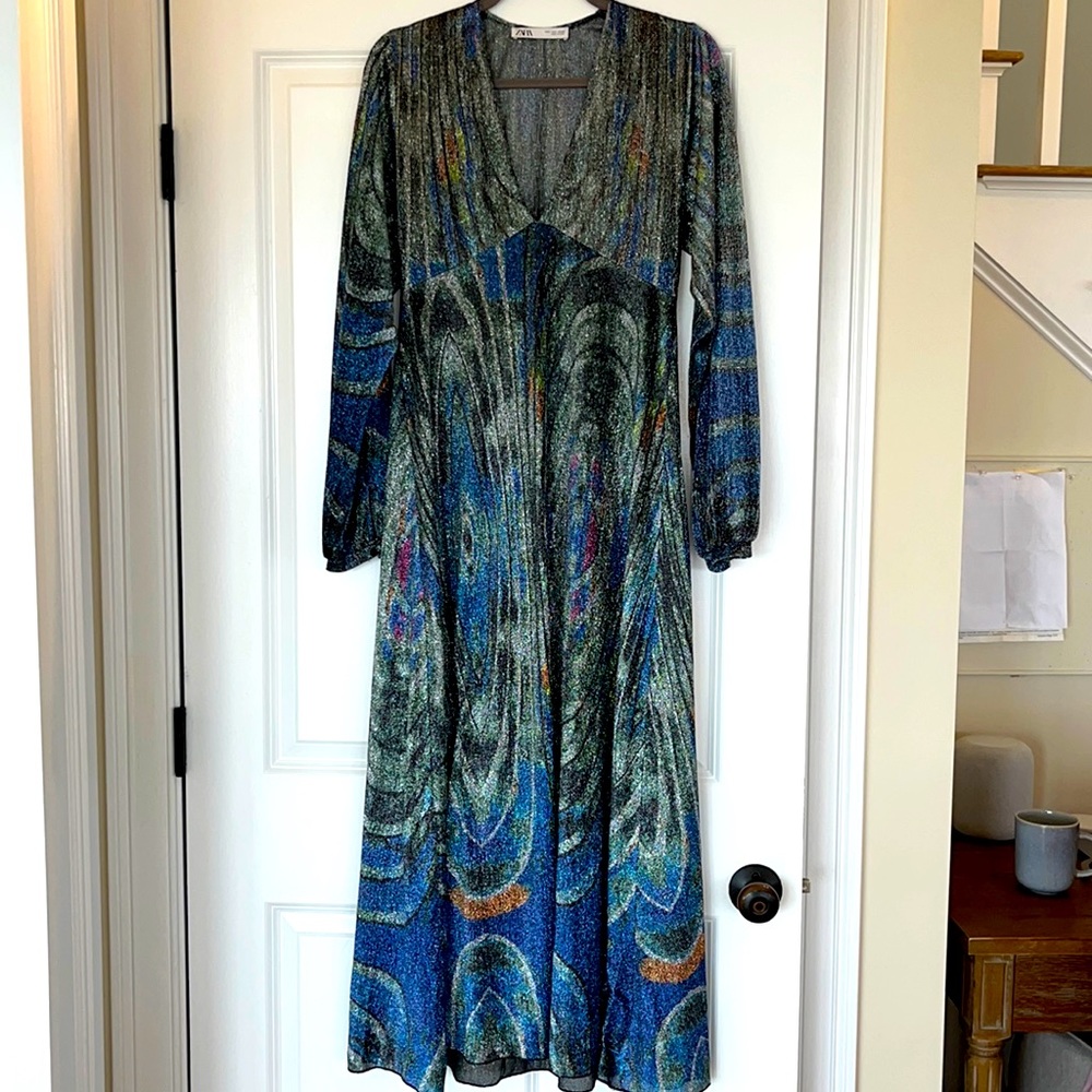 Metallic lurex dress